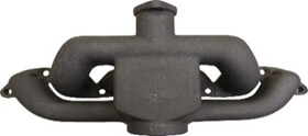 EKSOZ MANİFOLD BORULU contalı tk pik kutulu  EXHAUST MANIFOLD I.H. 400,45O