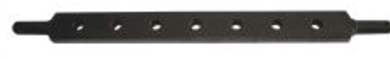 9 DELİKLİ DEMİR kalın uç 28 mm  60X25=781 mm  DRAWBAR 28 mm 165